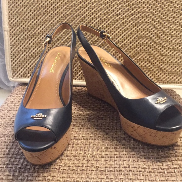 Coach wedges - Picture 1 of 4